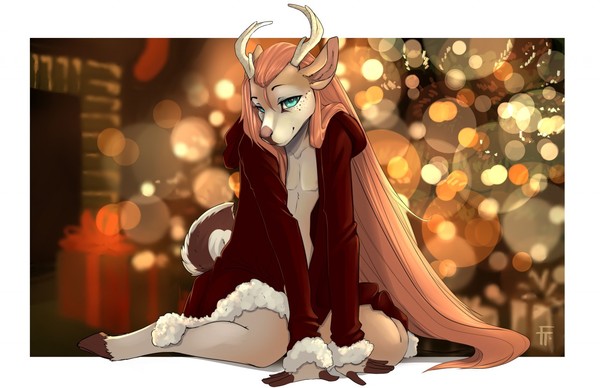 My deer - NSFW, Furry, Firetally, Art, Anthro, Furotica