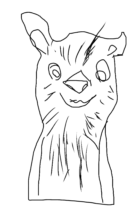 When asked if everything is fine with you - My, Alpaca, Psycho, Drawing