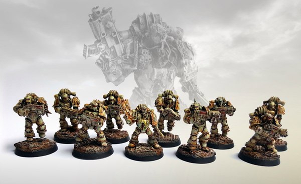 Death guard squad of Nurgle by philydorf.