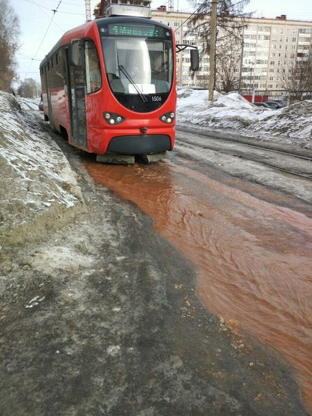 River tram. - The photo, Tram, River