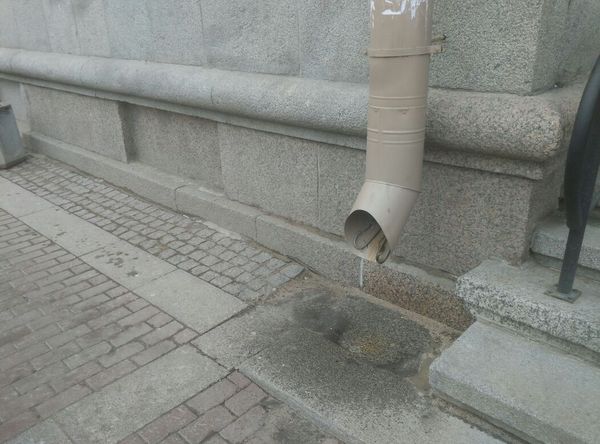 Waste pipes. St. Petersburg - My, Saint Petersburg, Pipe, Question, Text, The photo