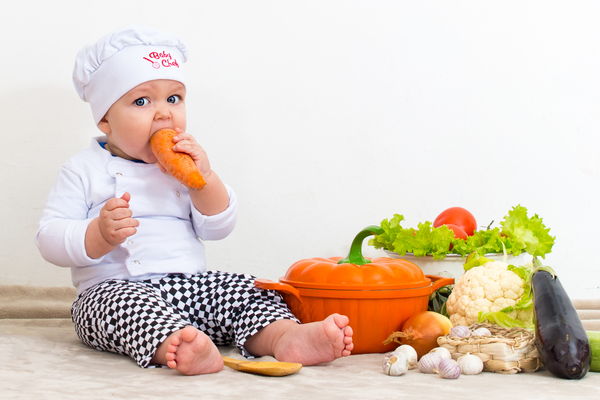 Look how sweet the baby doll crunches with carrots =) - My, Cook, Children, The photo, Photographer, PHOTOSESSION, Family, , My