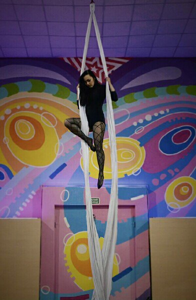 One of the best photos. - My, Aerial gymnastics, , Girls