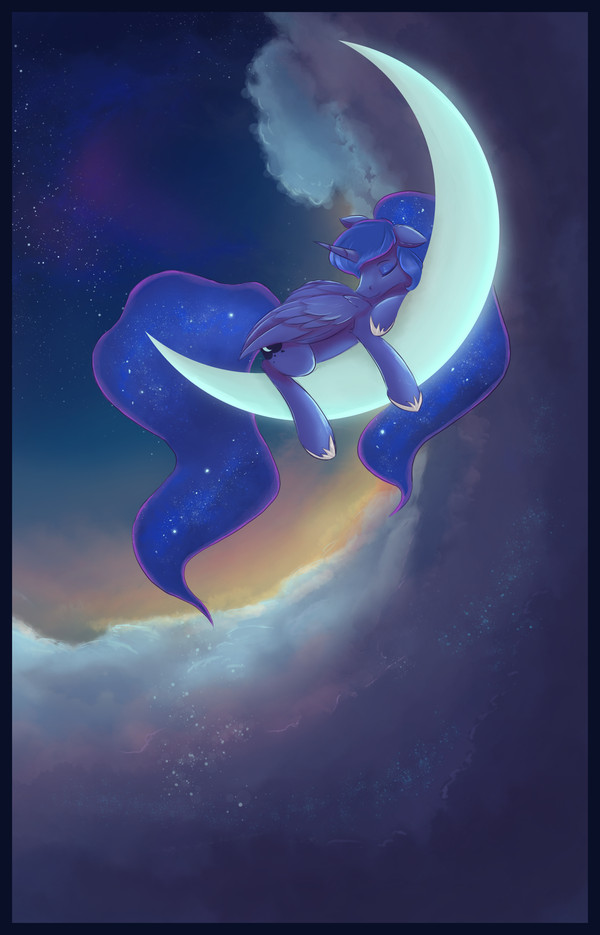 Sleeping Beauty - Princess luna, My little pony, Ardail