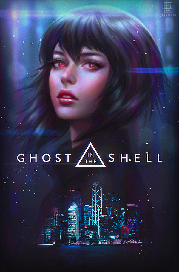 Major Kusanagi - Art, Anime, Kusanagi motoko, Ghost in armor, Serafleur