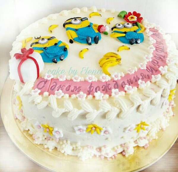 minions cake - My, Cake, Minions, Longpost