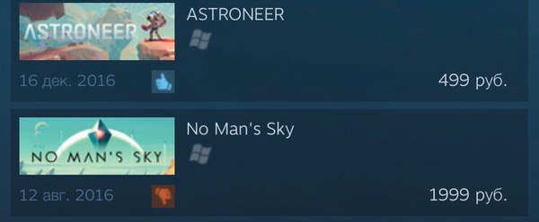 Почувствуй разницу - Steam, Игры, No Man`s Sky, Astroneer, Космос, Процедурные оценки