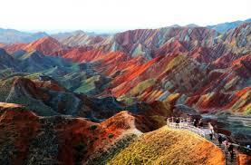 Colored rocks of Zhangye Danxia - Nature, Uncharted worlds