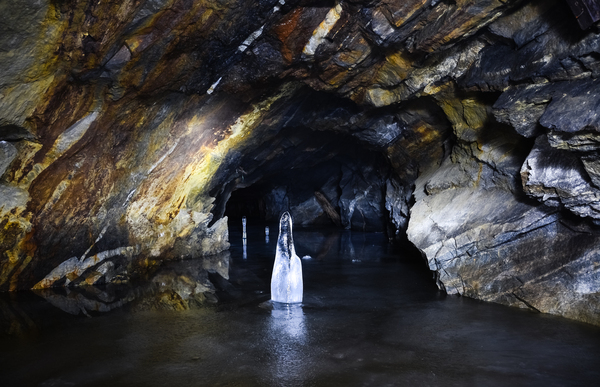 Labyrinth in the depths of the Ural mountains - My, Gallery, Stalagmites, My, Ice, Subway, The mountains, , Winter