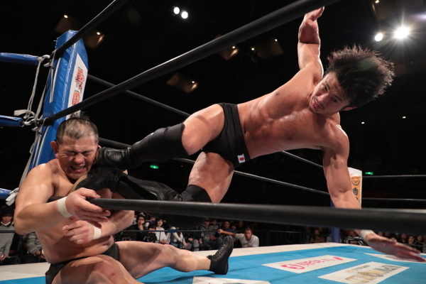 Японский рестлинг - NJPW, Katsuyori Shibata, Minoru Suzuki, Япония, Рестлинг, Гифка