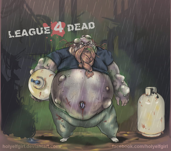 Fat man - League of legends, Left 4 Dead 2, Crossover, , Boomer
