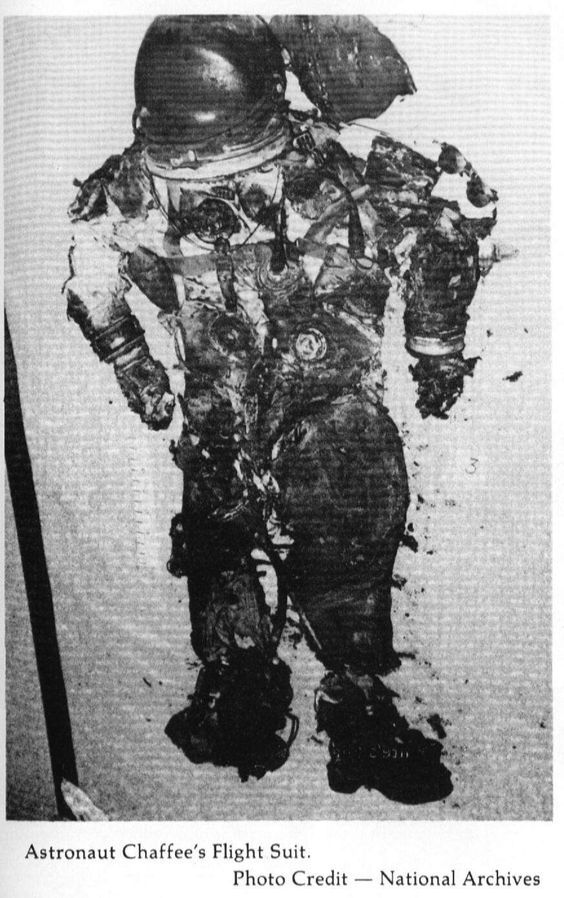 Burnt flight suit of Roger Chaffee, who died in the fire of Apollo 1 - , Space