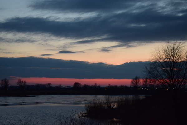 Sunset at Trout Lake. Kaliningrad - My, Kaliningrad, Sunset, 