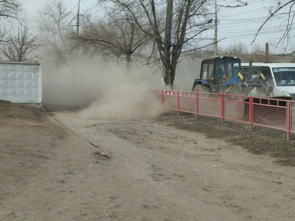Good morning - My, Morning, Surprise, Volgograd, Cleaning, Russian roads
