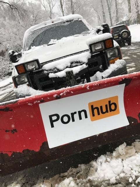 You have snow, then we go to you) - Pornhub, Snow removal, Help, Longpost