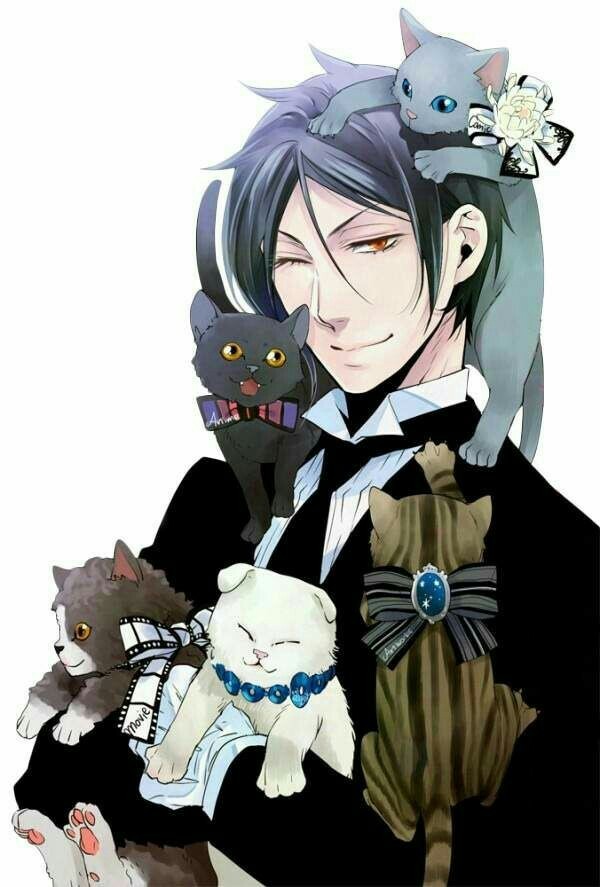 Sebastian - Anime, Art, Sebastian, , , Butler, Sebastian Michaelis, Anime art, Kuroshitsuji