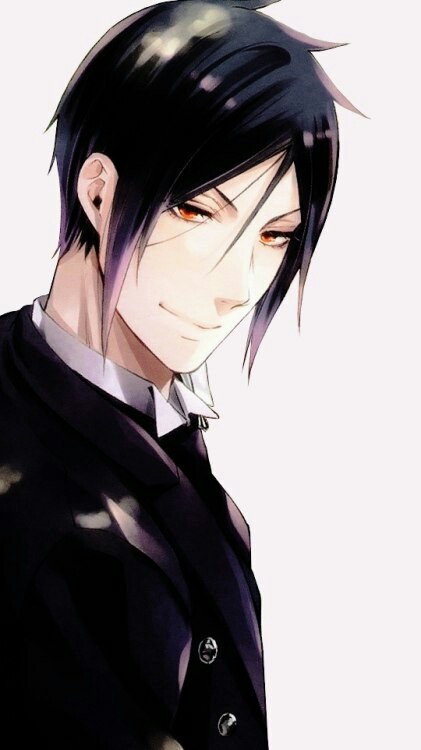 Sebastian - Anime, Art, Sebastian, Sebastian Michaelis, , Anime art, , Butler, Longpost, Kuroshitsuji