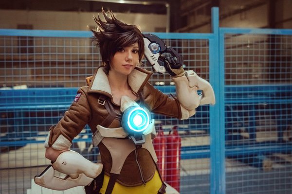 Tracer - Blizzard, Overwatch, Tracer, Cosplay joker, Косплей