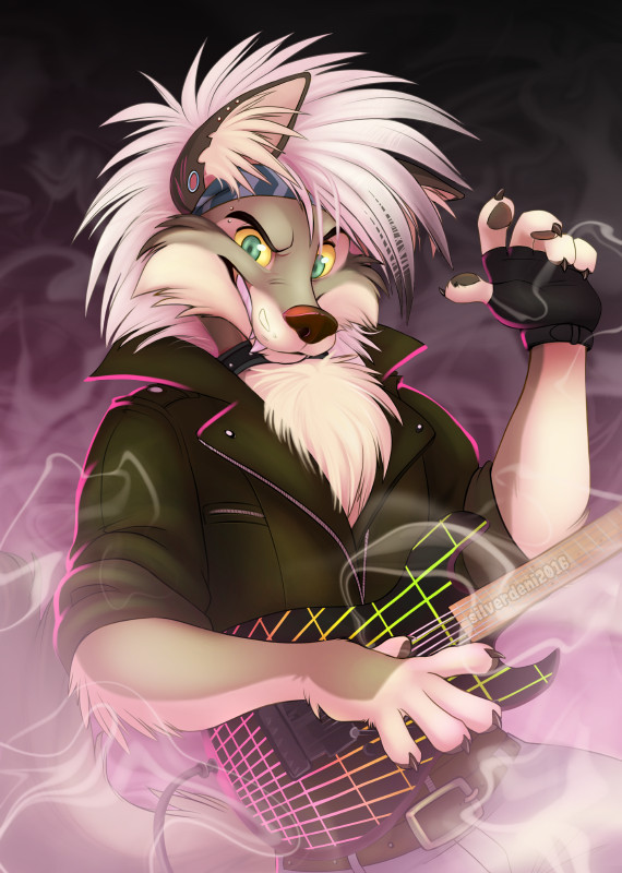 Back to the 80s! - Art, Silverdeni, Furry, Wolf