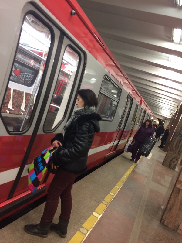 An unusual train arrived today in the St. Petersburg metro on the red line) - My, Saint Petersburg, Metro, Poetry, Beautiful, Longpost