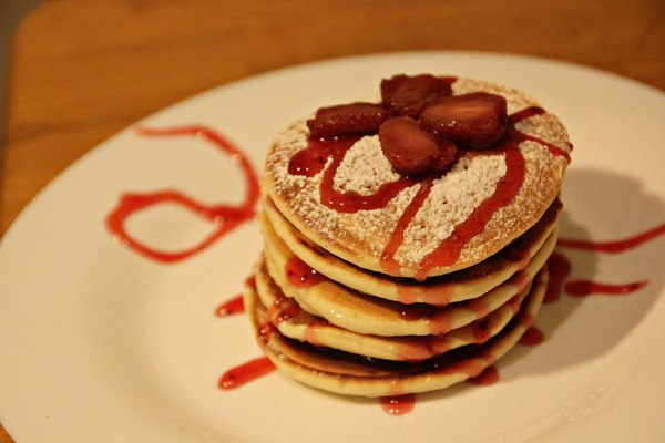 Pancakes with cinnamon. - My, Bakery products, Breakfast, Pancake, Longpost