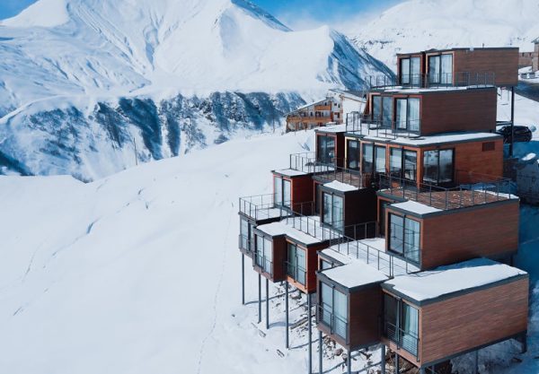 This high-altitude hotel was built from shipping containers - Hotel, Georgia, Practicality, Longpost