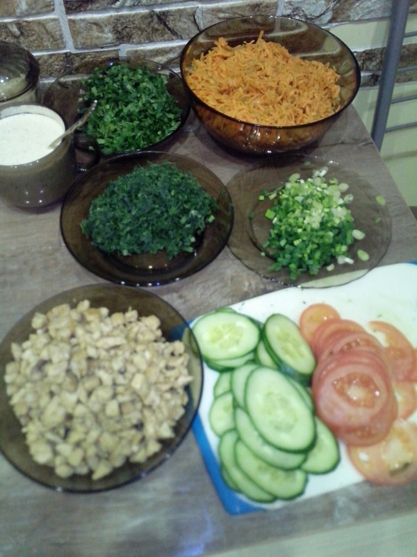 Shawarma! made in the evening at the request of his wife)) - My, Shawarma, Cooking, Cook at home, Longpost, Food, Recipe