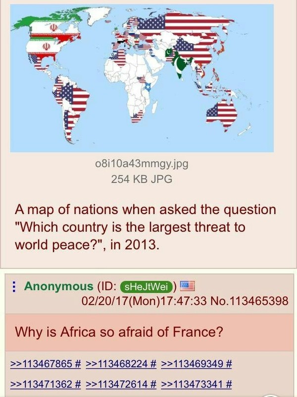 Secret fears of Africa - Comments, Survey, France, Africa, Cards, Fear, Images