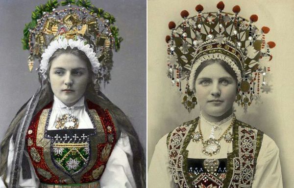 Norwegian bridal crown - Norway, Wedding, Cloth