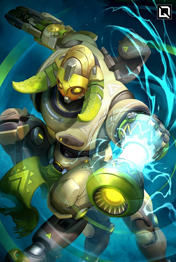 Orisa Arts - Orisa, Overwatch, Blizzard, Картинки, Арт, DeviantArt, Длиннопост