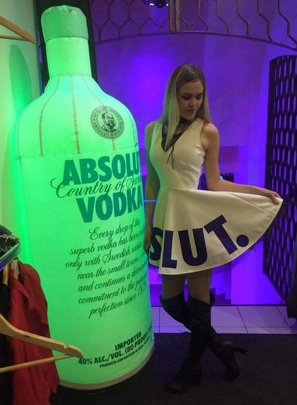 I wonder if she knows? - Girls, Vodka, Translation, On the, The dress, Шлюха, 9GAG, Tag