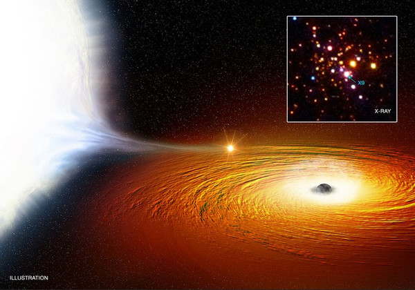 Astronomers have discovered an exotic system of a black hole and a white dwarf - Light speed, Black hole, Space