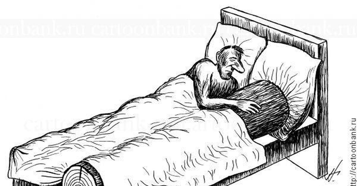 Как выжить в постели императора. Бревно в постели. Кровать на бревнах. Кровать карикатура. Бревно лежит.
