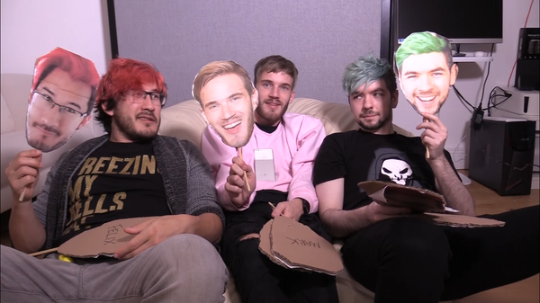     , Markiplier, Pewdiepie, YouTube, 
