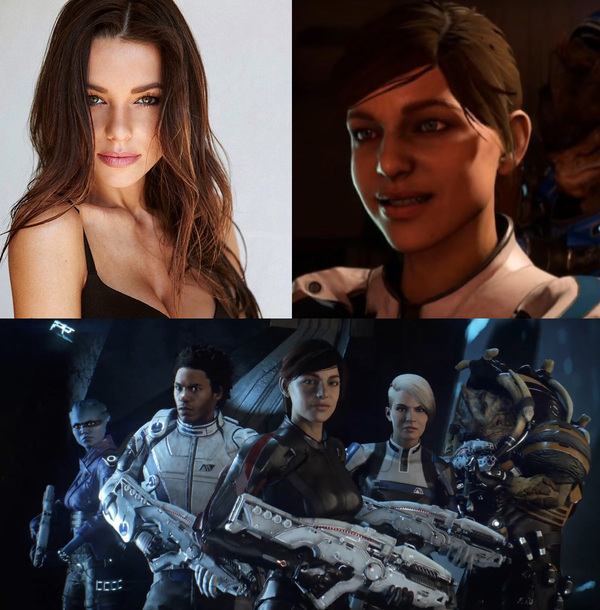 Сравнение - Mass Effect:Andromeda, Скриншот, Sara ryder, Mass Effect: Andromeda