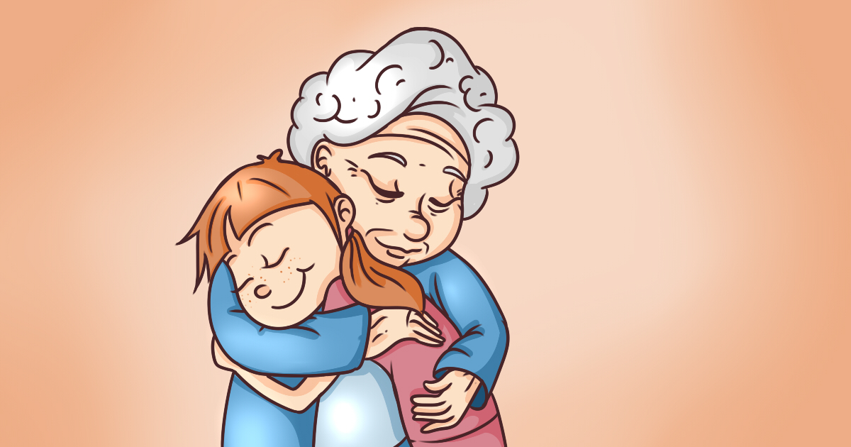 Обнимаю бабушку бабушку мою слушать. Бабушка и внучка арт. Бабушка обнимает. Объятия с бабушкой. Объятия бабушки и внучки.
