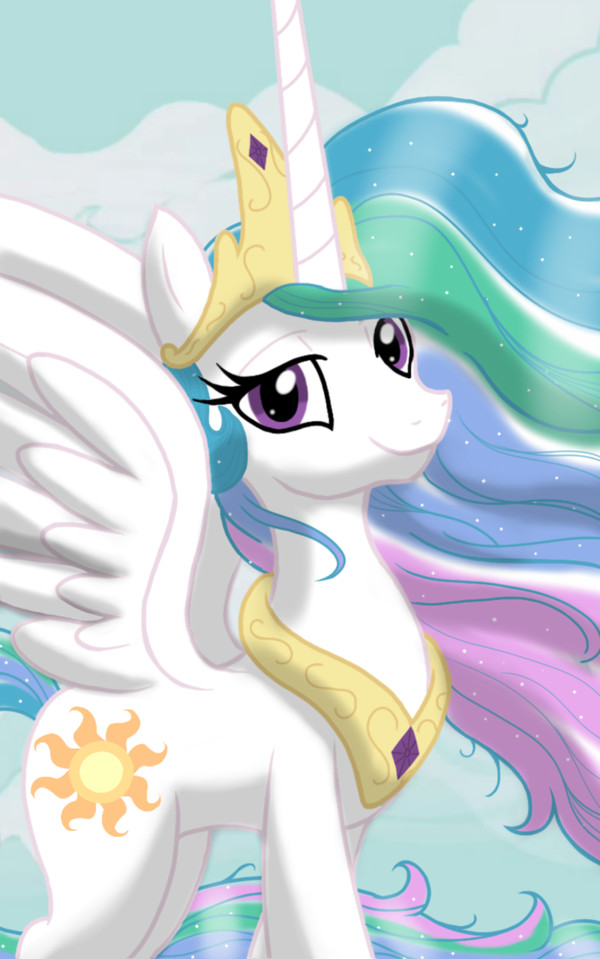 Princess Celestia My Little Pony, Ponyart, Princess Celestia