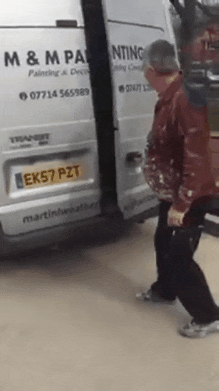 Just ride in the back, they said, it's okay! - GIF, Paints, Van