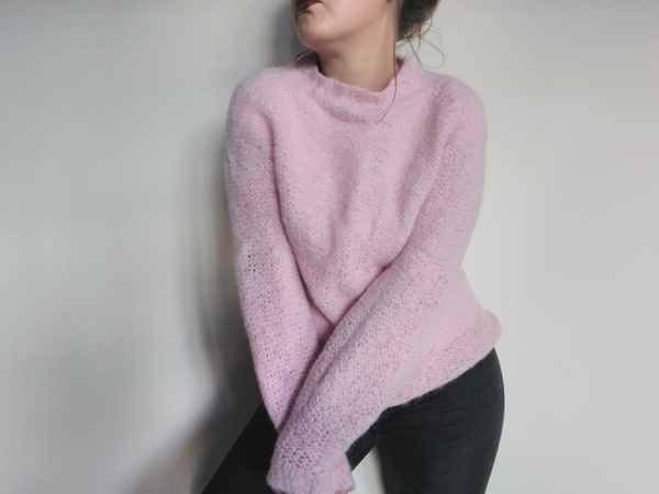 Friday sweater is mine - My, Knitting, , Pullover, Cloth, Handmade, Longpost, Friday