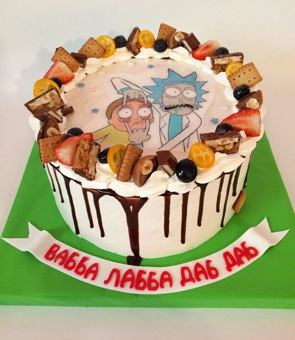 Gorgeous Cake Rick and Morty - Rick and Morty, Cake, Not mine