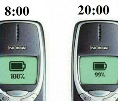 Never had a problem with charging before. - Nokia, Nokia 3310, Telephone, Humor, Nobody reads tags