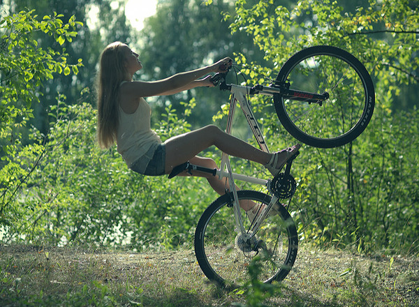 No movement without wheels! - My, A bike, Колесо, Straight, Movement, Bike, The street, 
