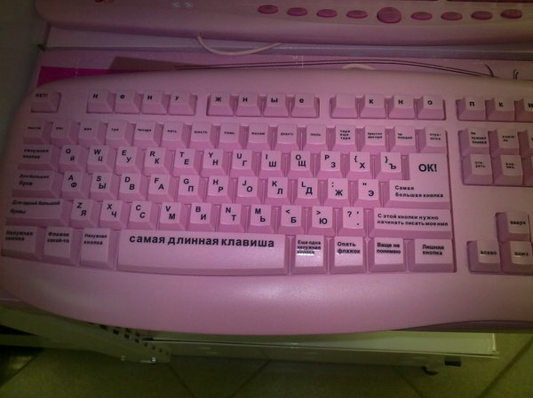 Female keyboard - My, Keyboard, Womens, Humor