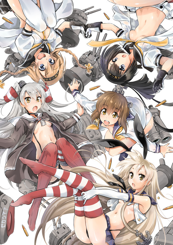 Kanmusu - Kantai Collection, Kanmusu, Amatsukaze, Shimakaze, Yukikaze, Akizuki, Teruzuki