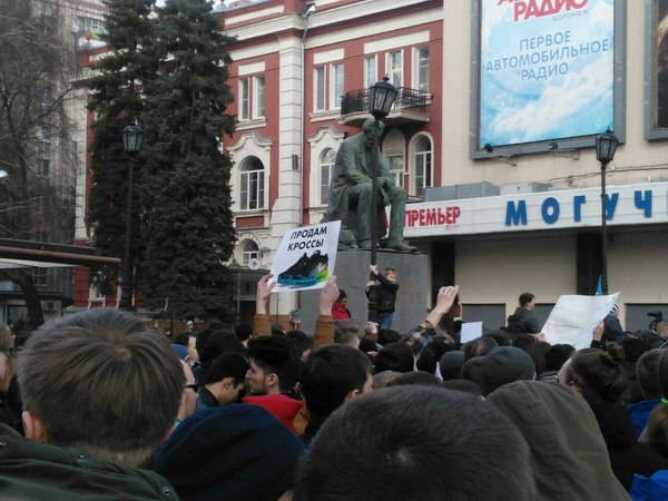 Business - Politics, He's not a dimon for you, Sneakers, Voronezh, Rally, Business