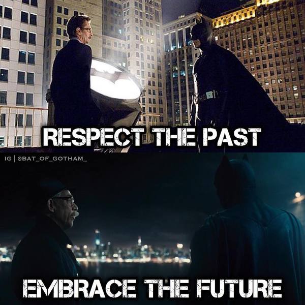Respect the past, embrace the future - Batman, Movies, Dc comics, DCEU, Batman, Justice League, Justice League DC Comics Universe