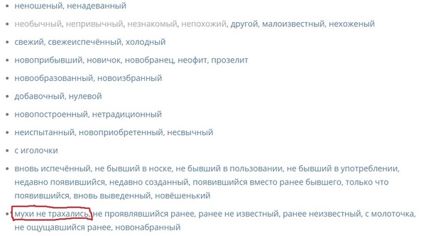 Великий и могучий не перестает удивлять. - Моё, Русский язык, Синоним, Муха, Скриншот, Моё