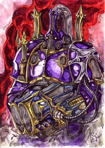 Unusual art on your favorite universe. - Warhammer 40k, Warhammer 30k, Chaos, Imperium, Wh Art, Longpost