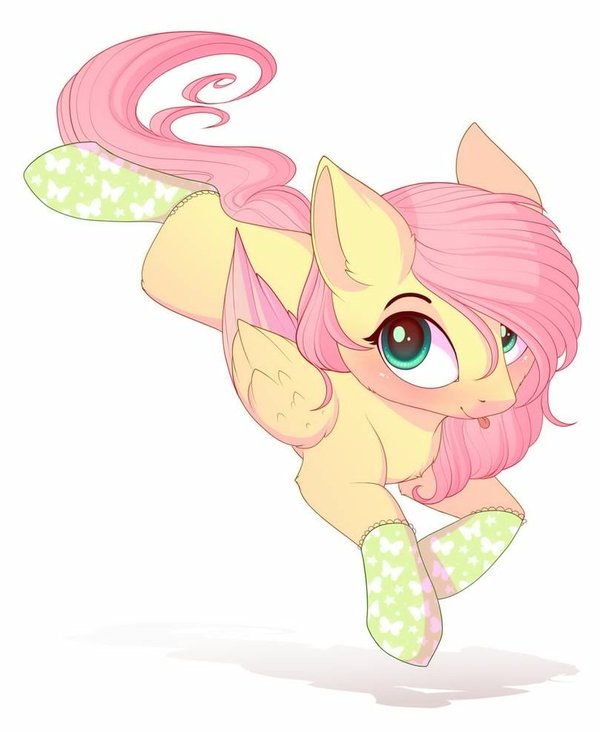 A smol stick of butter My Little Pony, Ponyart, Fluttershy, Evehly