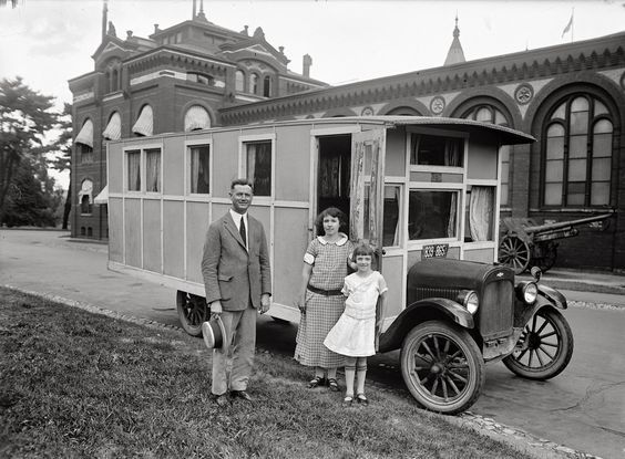 1924 Very comfortable motorhome by the standards of those times.) - Auto, The photo, Retro car, Interesting, Technics, Retro, House on wheels